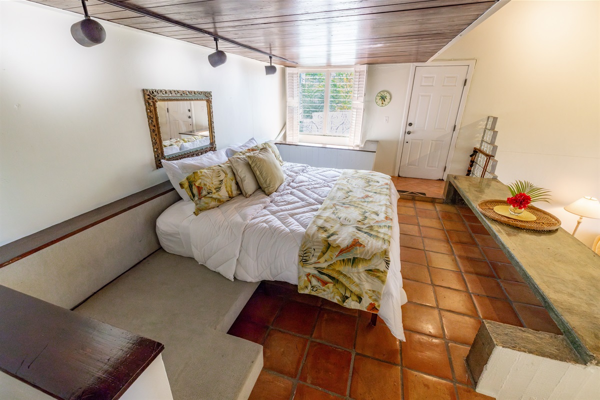 Guest suite 1 located on the main level.