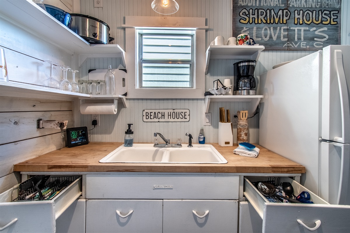 Stocked kitchen