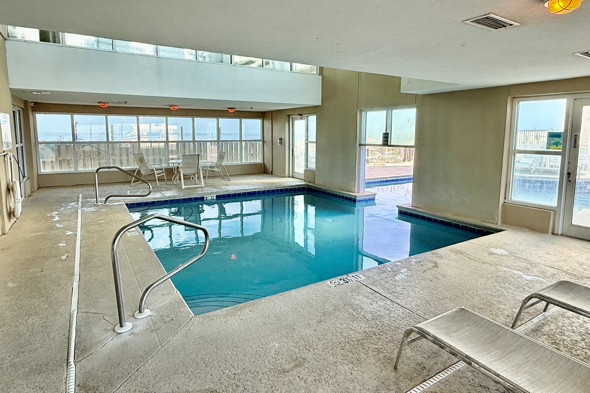 There's also an indoor pool for you to enjoy!!