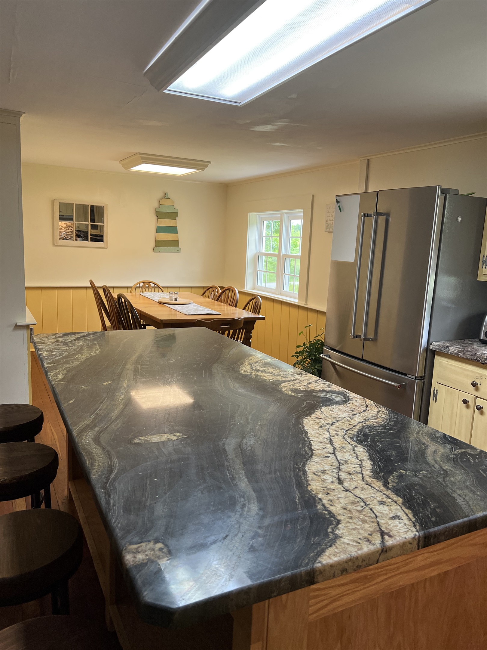 Kitchen and dining area