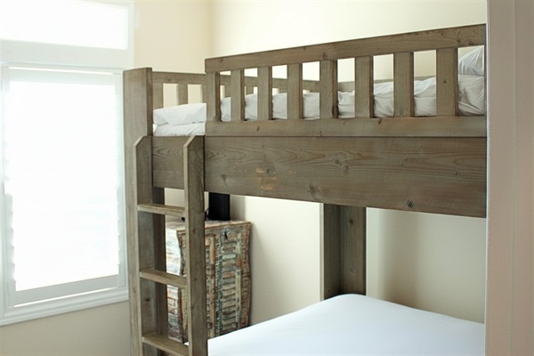 Bunk Room #2: Fun bunk beds and stylish decor create the perfect hangout for kids!