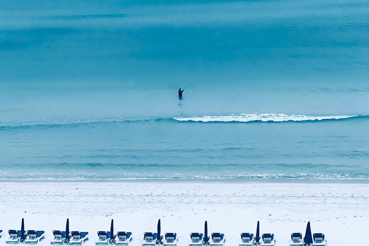Beach fishing