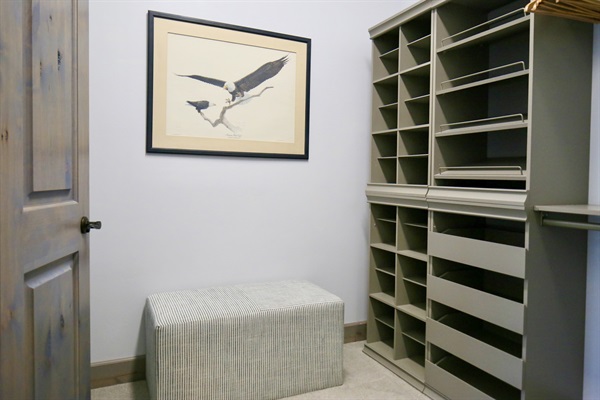master suite walk-in closet