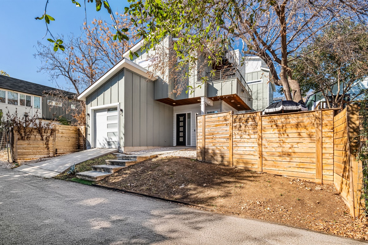 Stylish modern home offering privacy and easy access