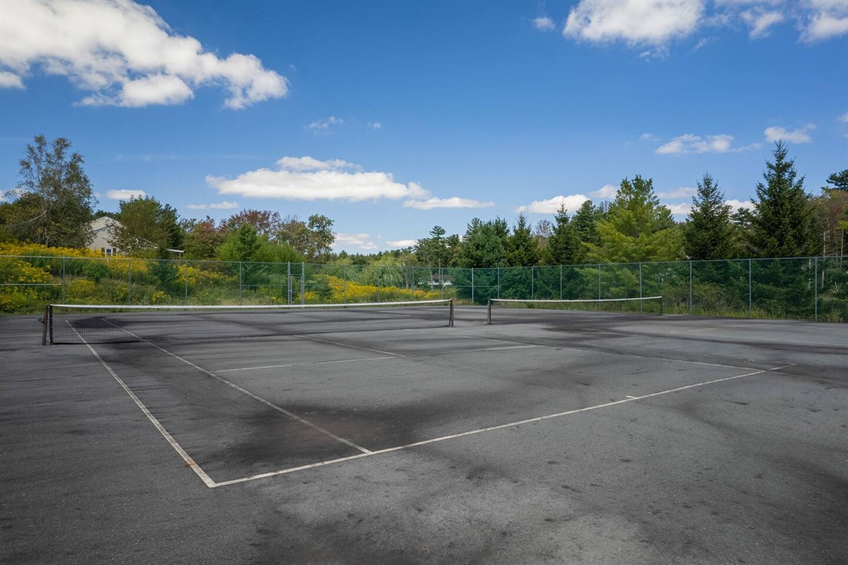 Tennis Courts by Lake Kathryn