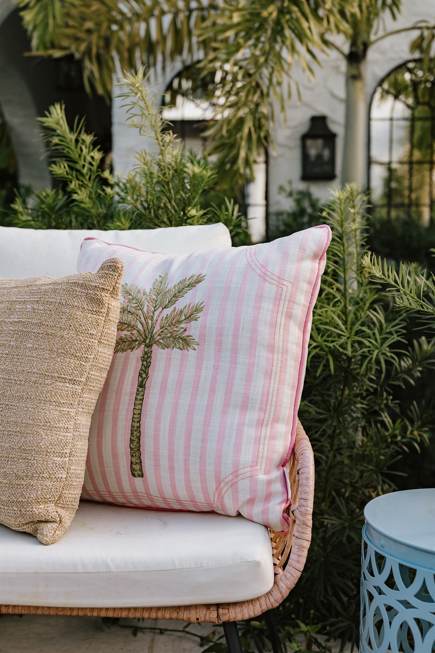 The sun-splashed garden of The Marisol is the perfect place to feel worlds away.