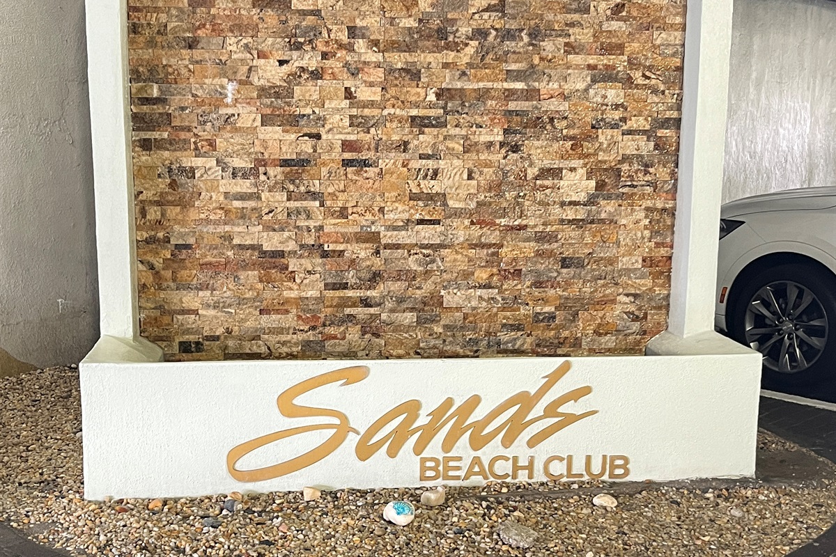 Sands Ocean Club Sign