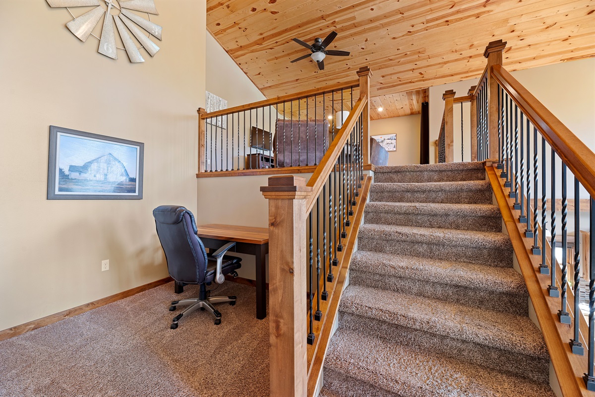 Small office between first and 2nd floor