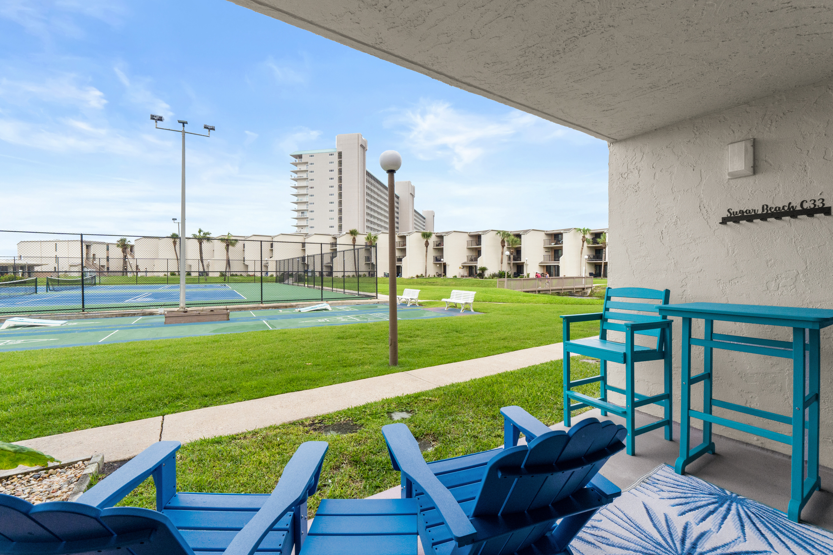 Outside Patio with Outdoor Seating