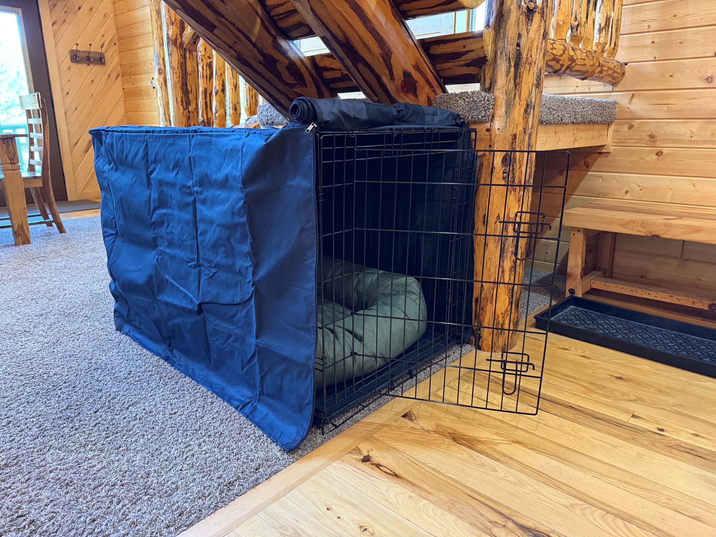 A huge kennel to keep Fido cozy!