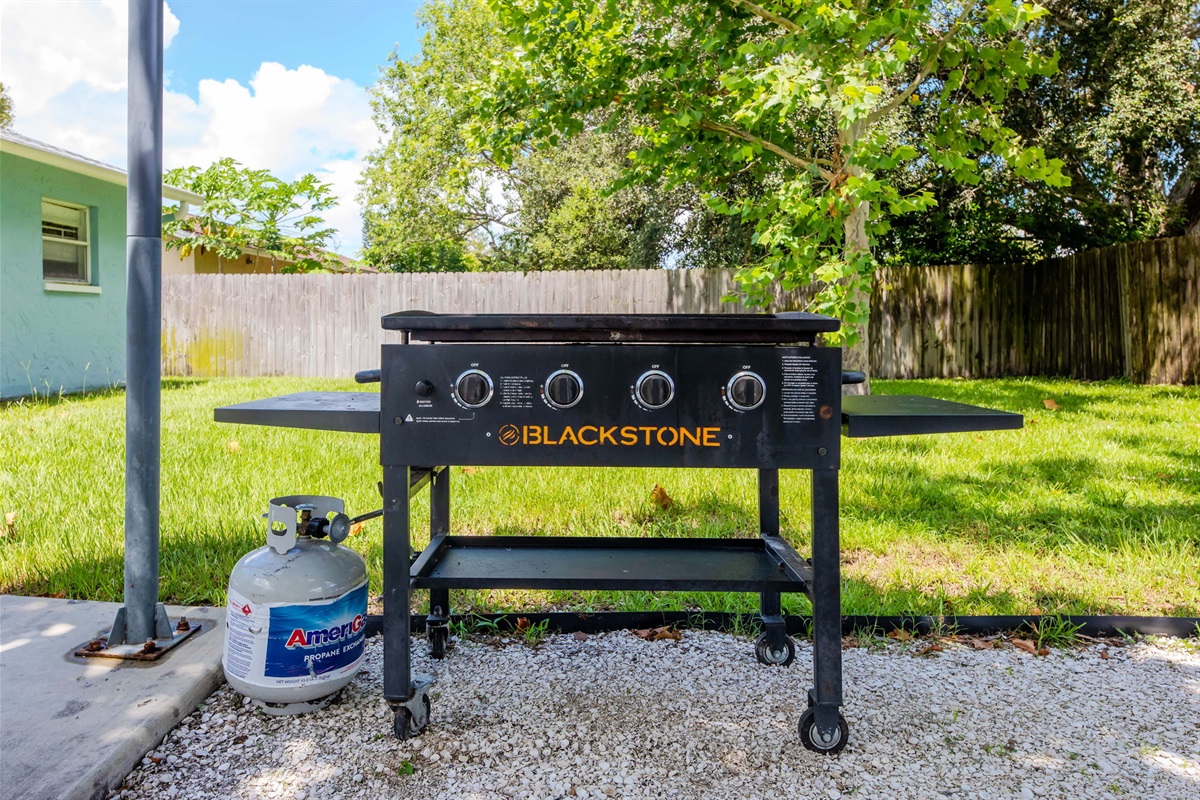 Enjoy grilling on the Blackstone!