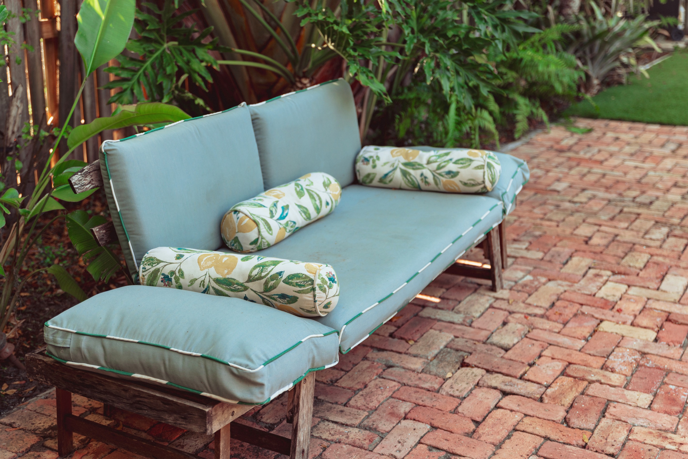 Plenty of cozy seating areas can be found all around the property.