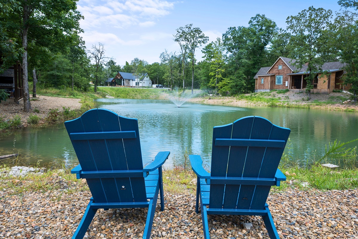 Sit back in our Adirondack chairs and fish for memories at our serene ponds—perfect for those lazy, sun-dappled afternoons.