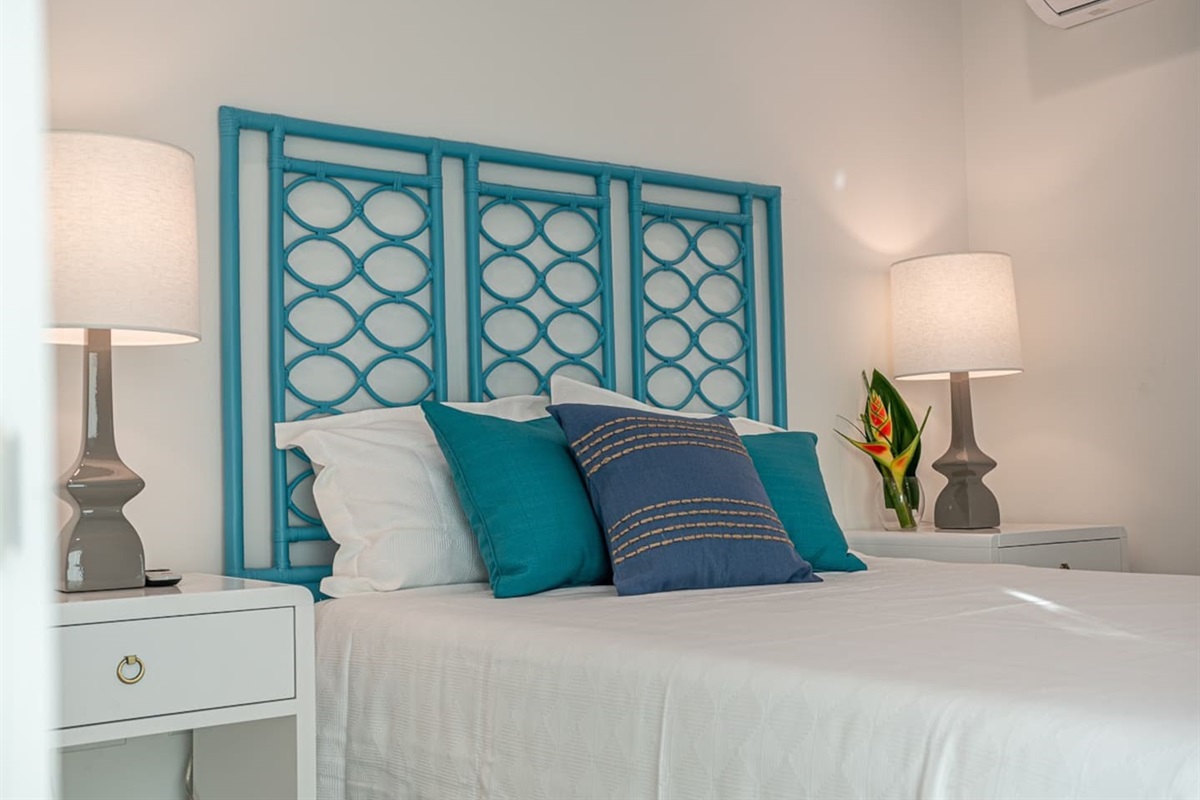 Comfortable sleeping area in Bedroom 1.