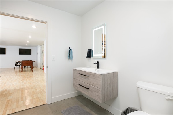 Gym Bathroom with Shower