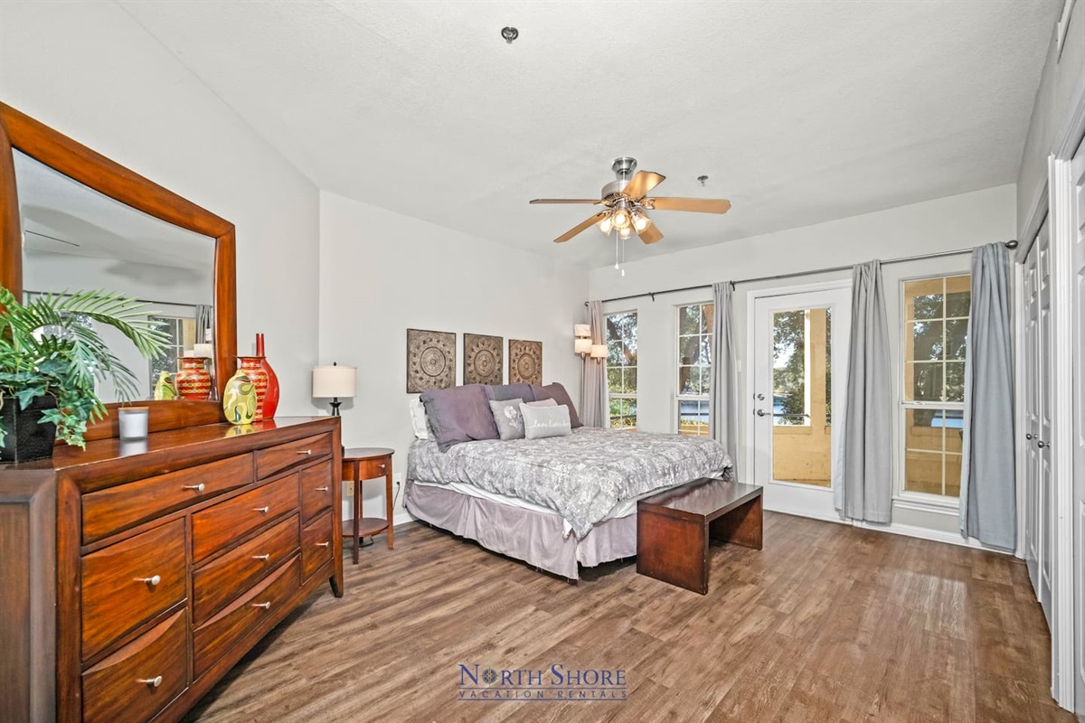 King Bed in Primary Bedroom