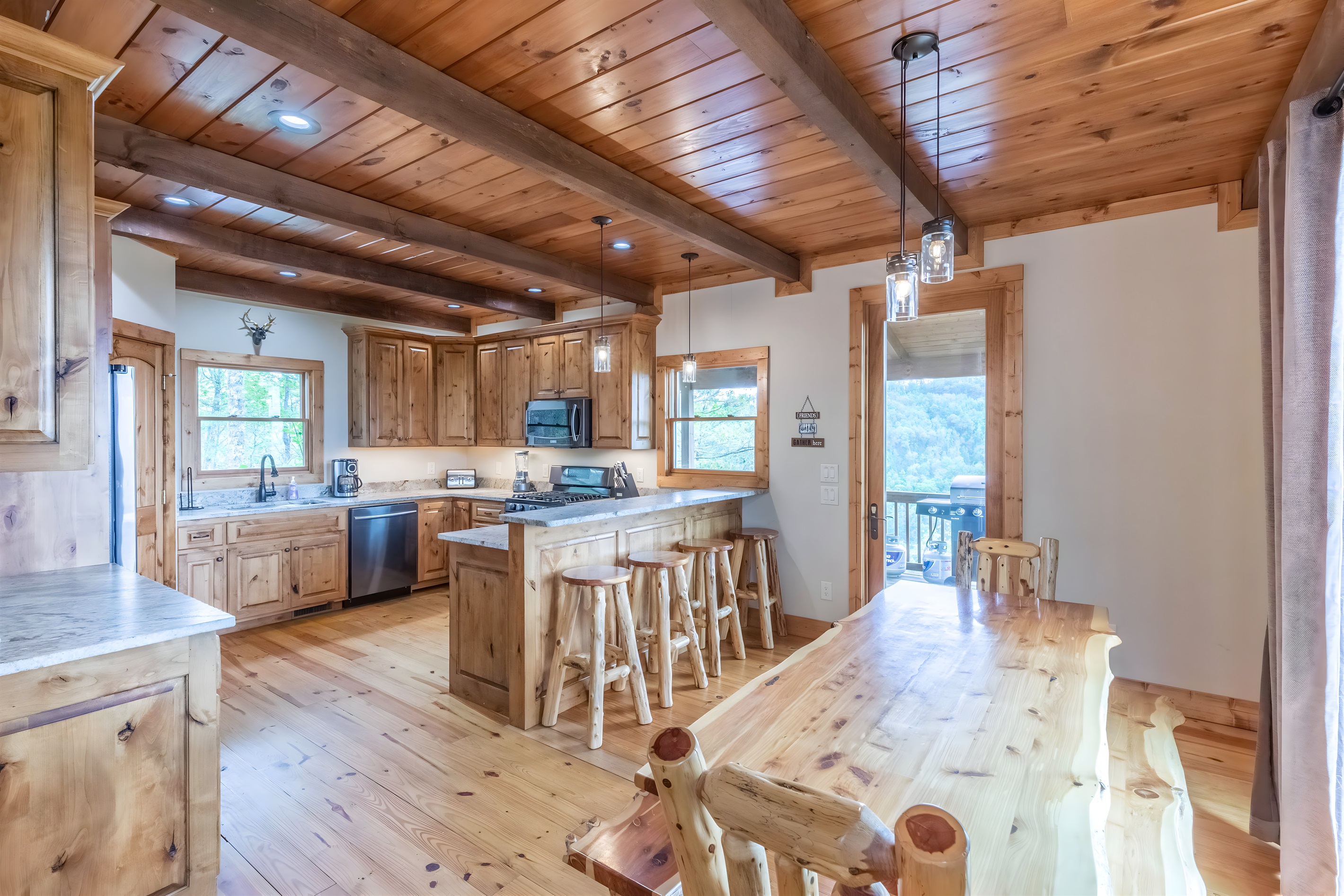 Our big kitchen is perfect for making homemade meals and enjoying time together.