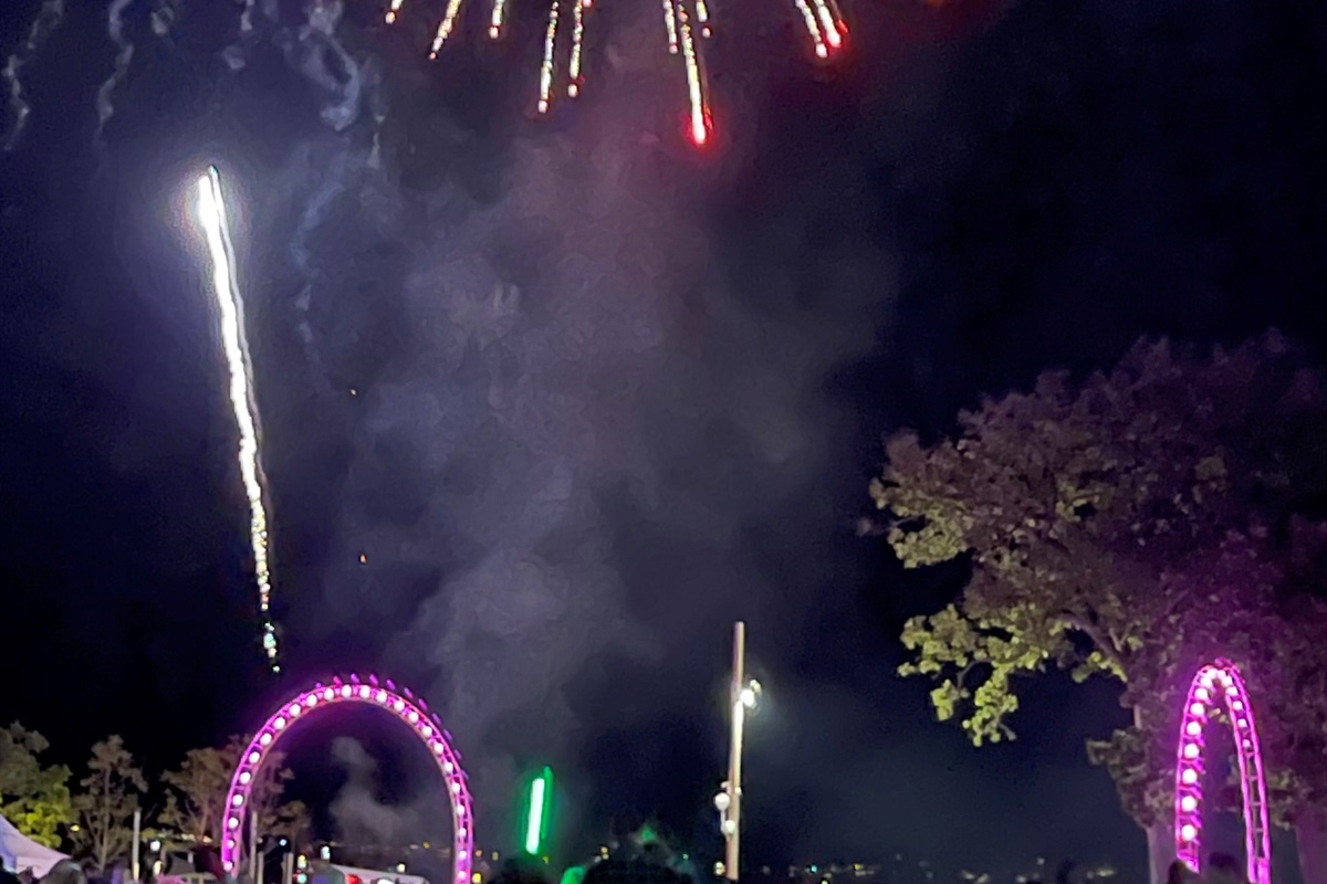 Fireworks at the park!