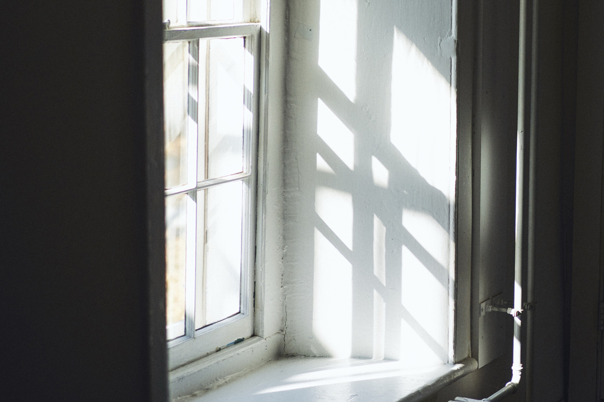 Morning light through the Dutch door