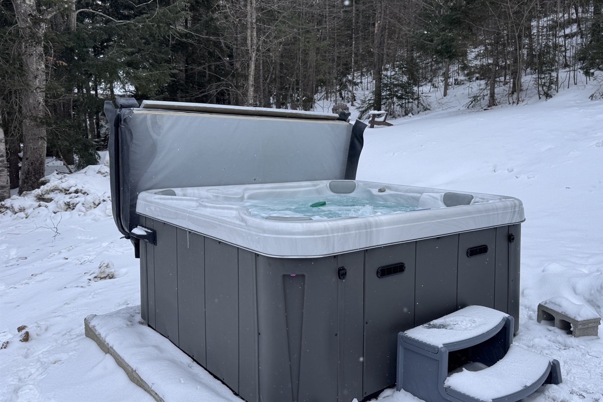 Hot Tub remains in use all year long!