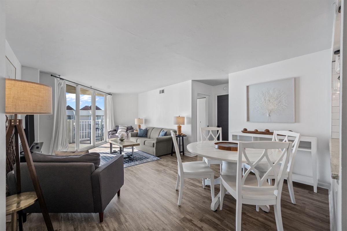 Plenty of space to relax and dine