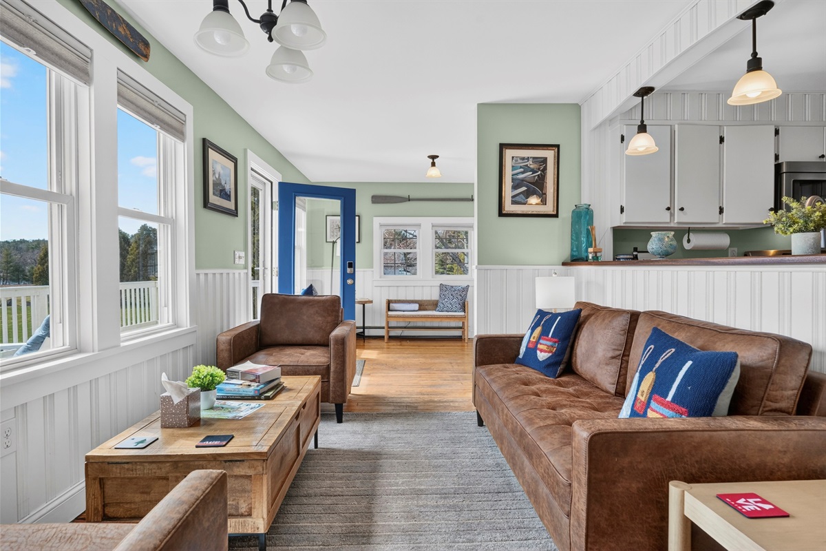 Well-appointed furnishings make Harbor Hideaway a comfortable place to unwind on vacation 