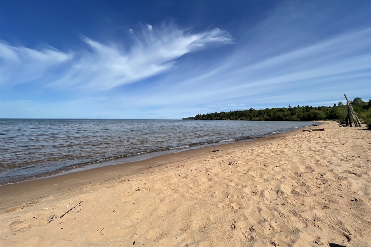 Cornucopia, Bark Bay Beach, 25min away from Bayfield. Popular location for local Kayak excursions