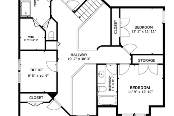 Second floor layout