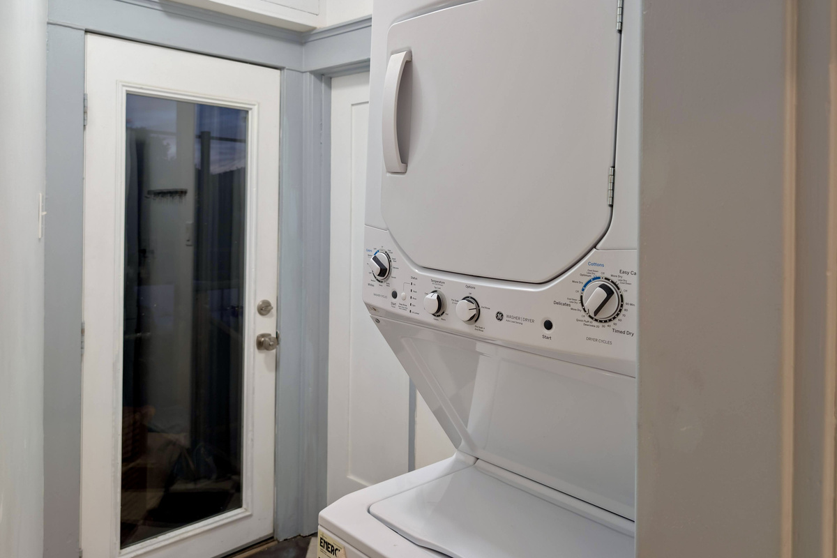 Enjoy the convenience of a private in-unit washer and dryer.