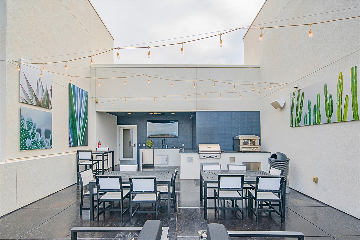 Rooftop vibes and good times.