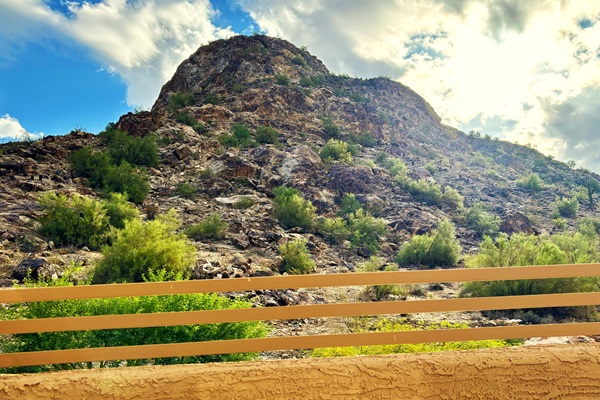 View from primary bedroom upstairs deck