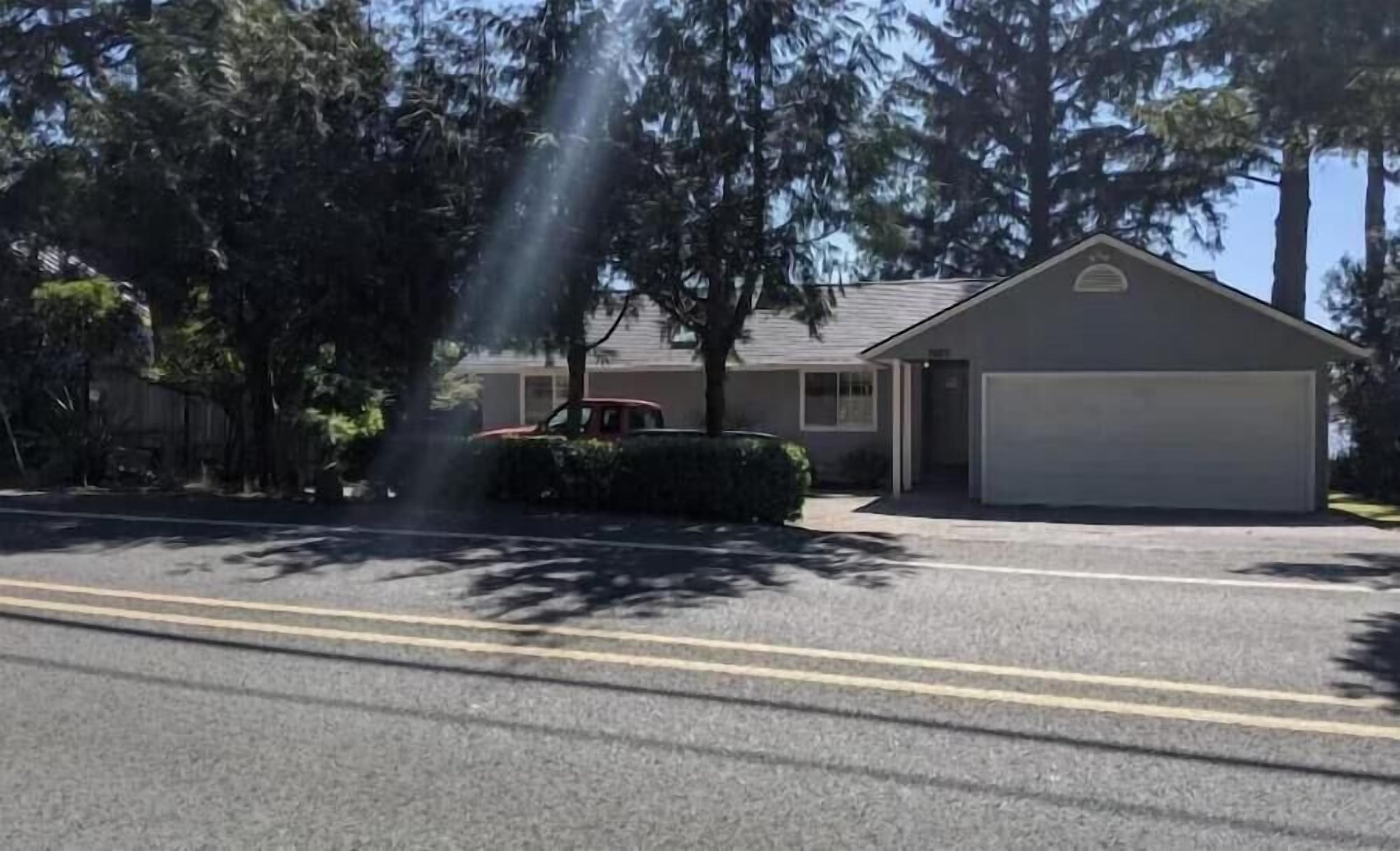 street side of house