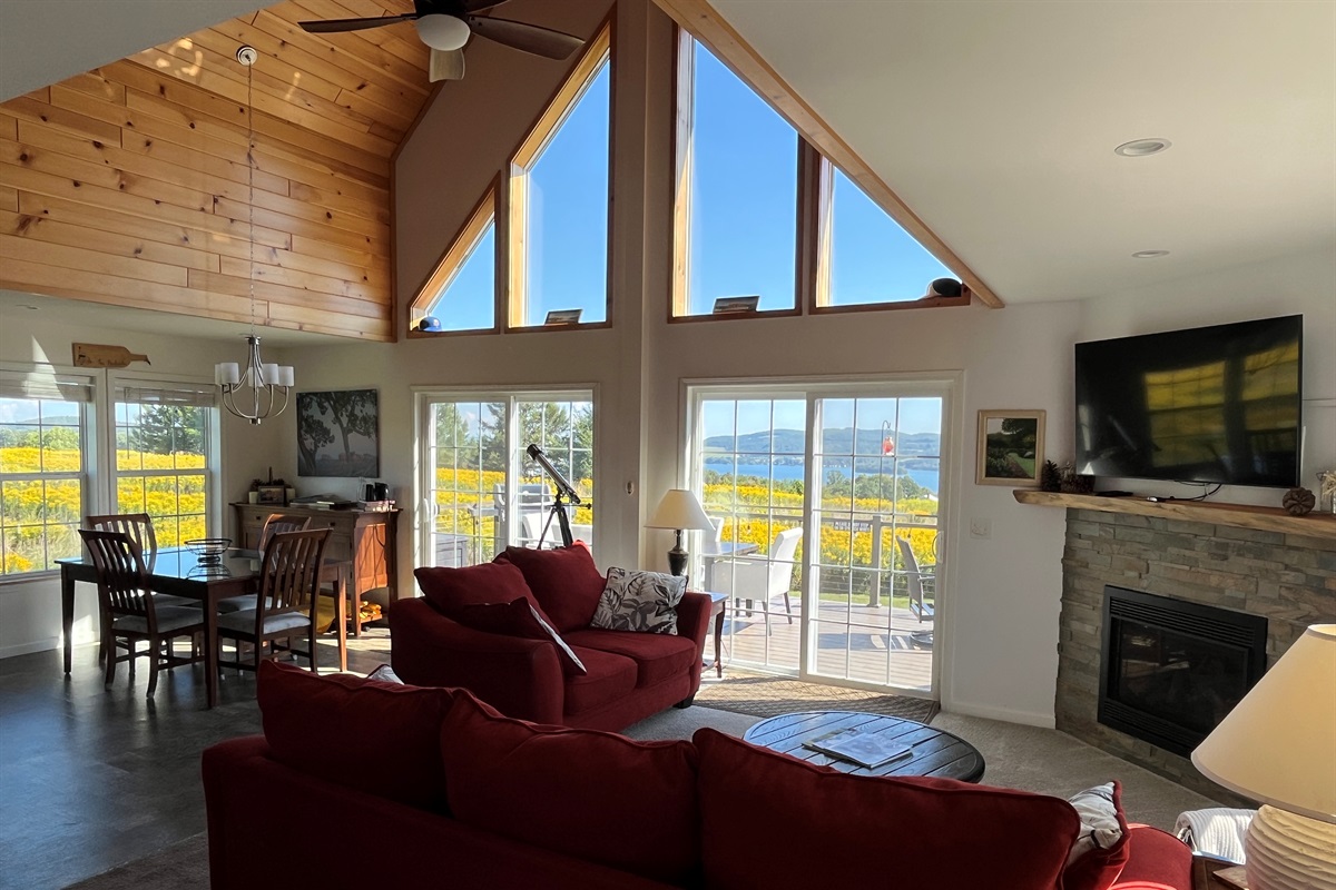 Great room area with a view