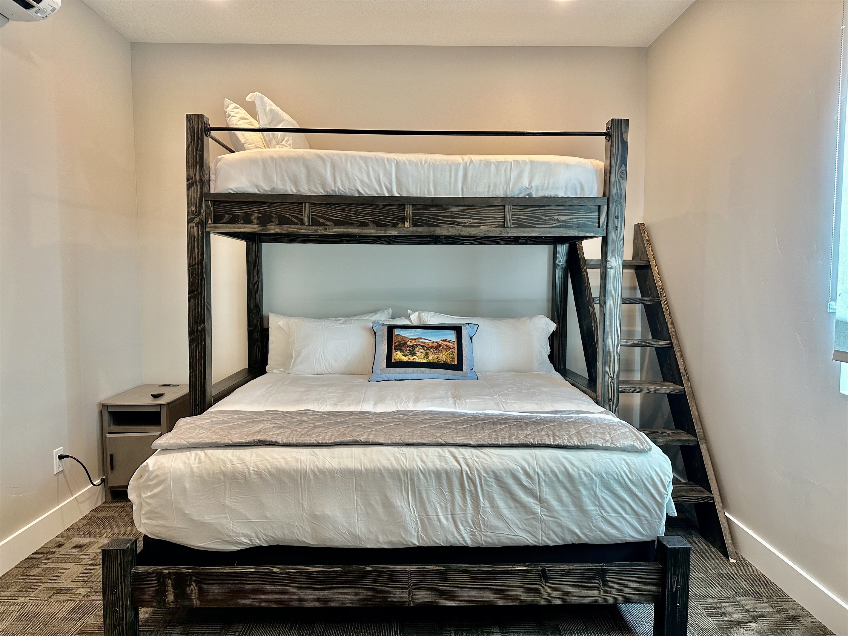King Bed in Bunk Room