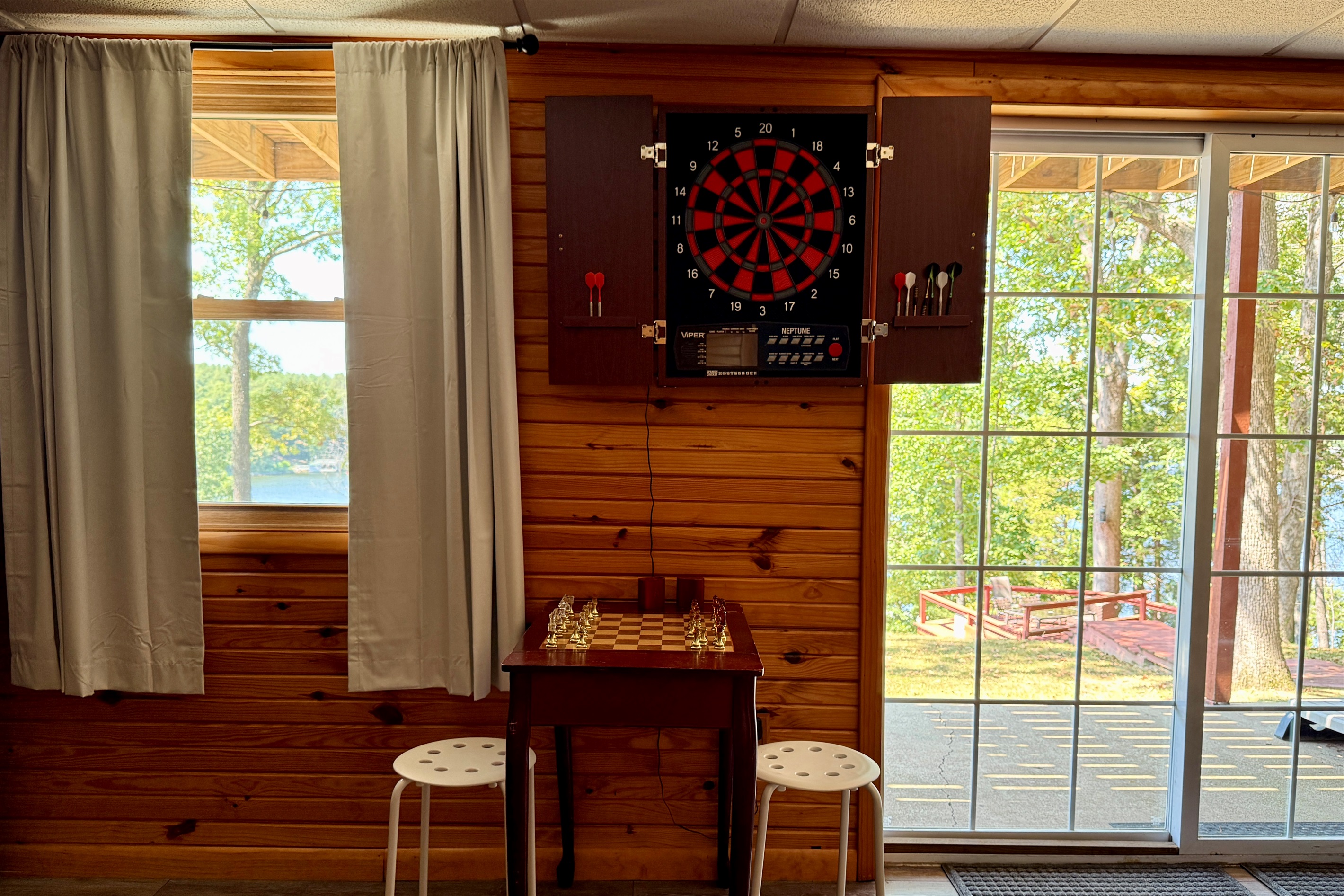 New Dart Board for indoor fun