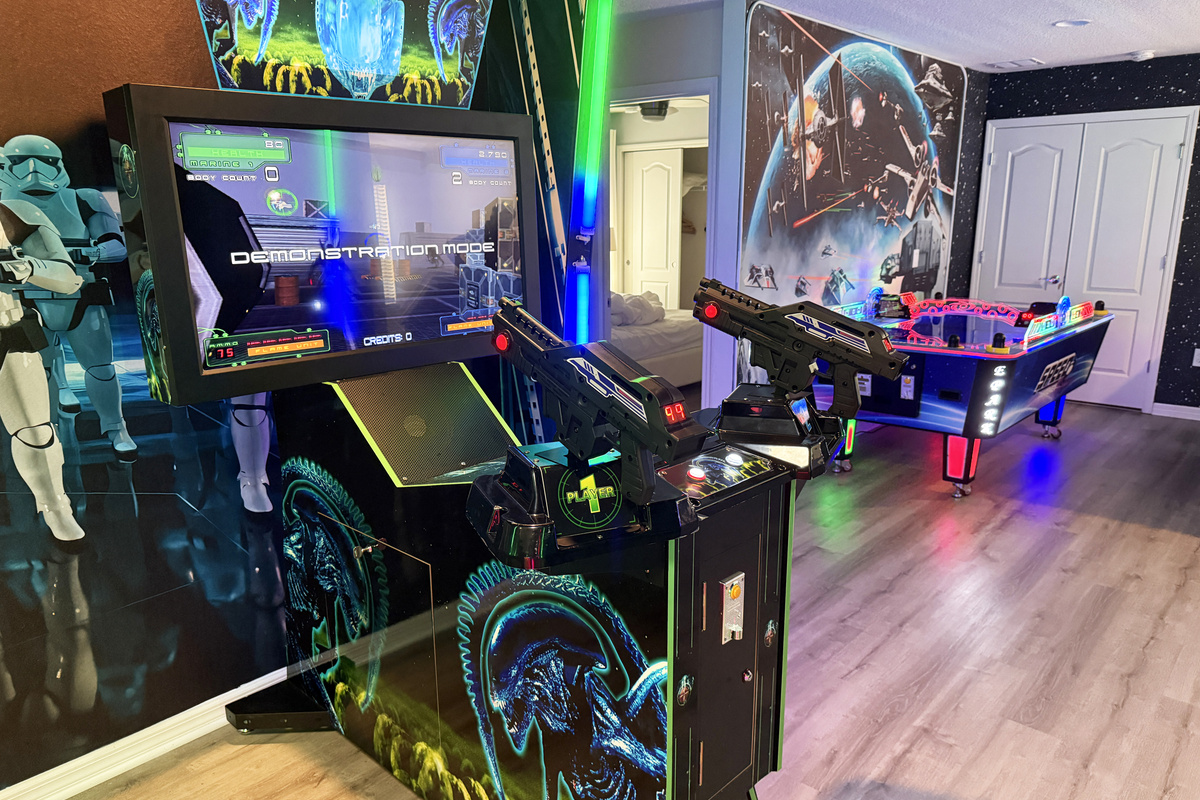 Welcome To Adventure Awaits 5!  Star Wars Theme ARCADE Game Room
