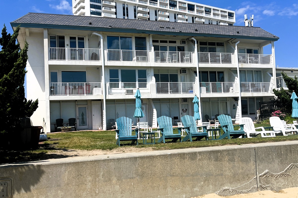 Your balcony is on the third floor