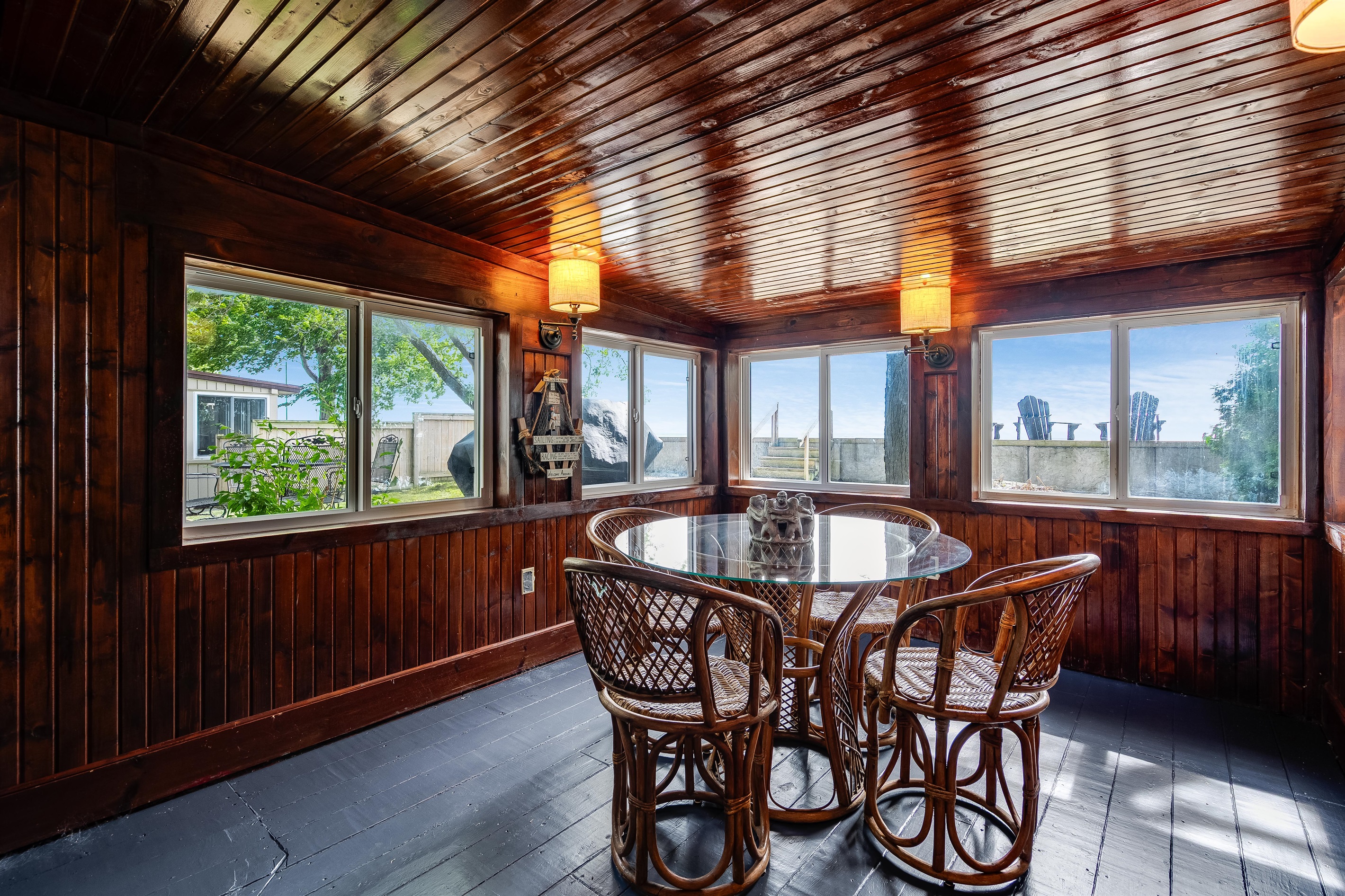 Warmth radiates from the textures and tones.