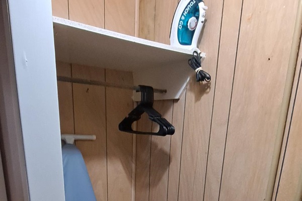 Spacious and organized—our closet provides plenty of room to store and neatly arrange your belongings.