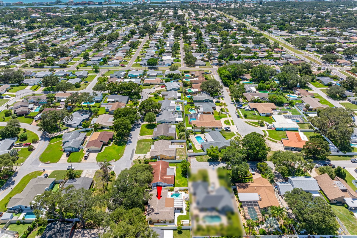 Aerial View of the Neighborhood
