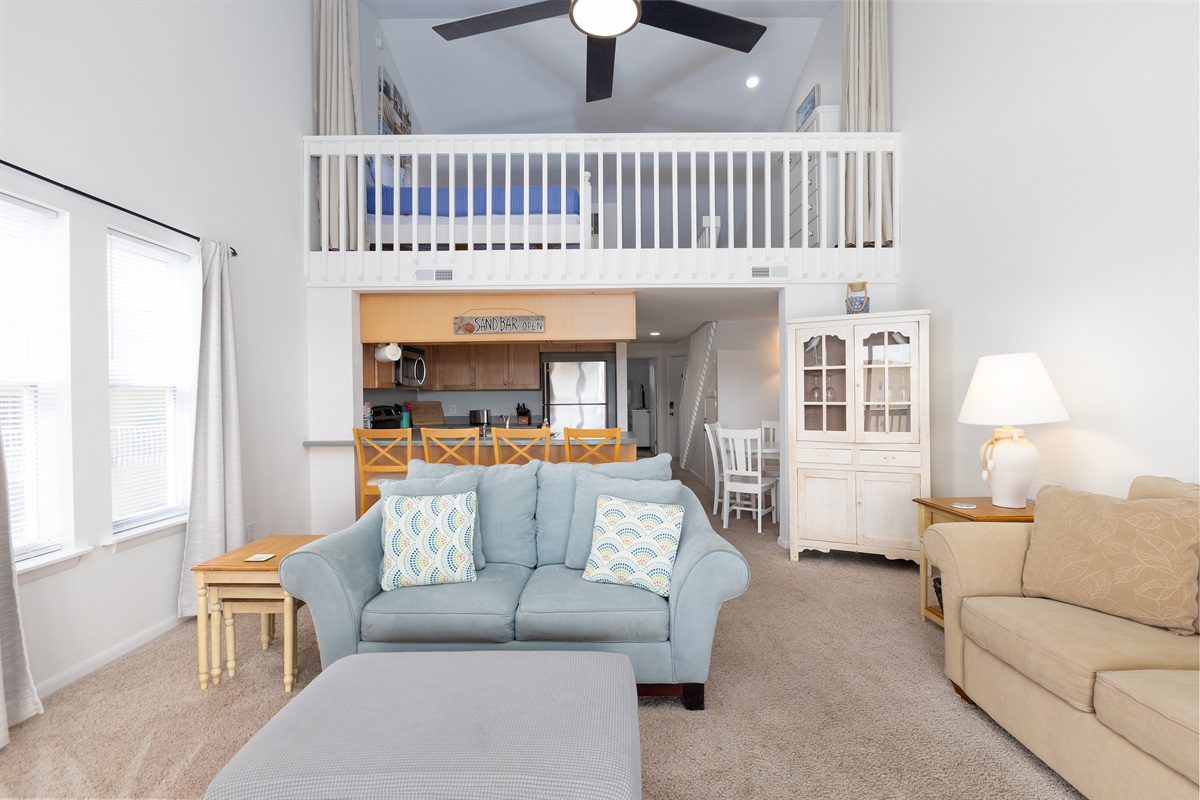 Living room views from the balcony