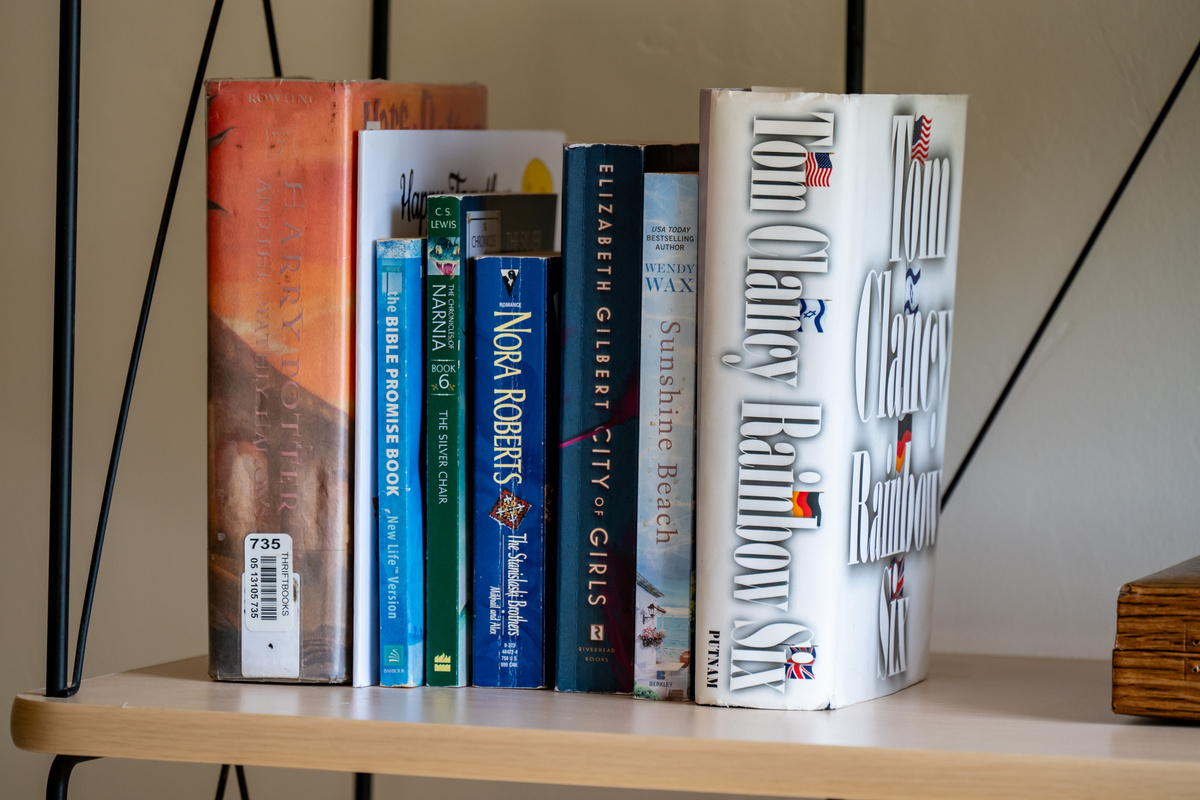 Browse a selection of books and enjoy quiet moments after a day of exploring Ogden Valley.
