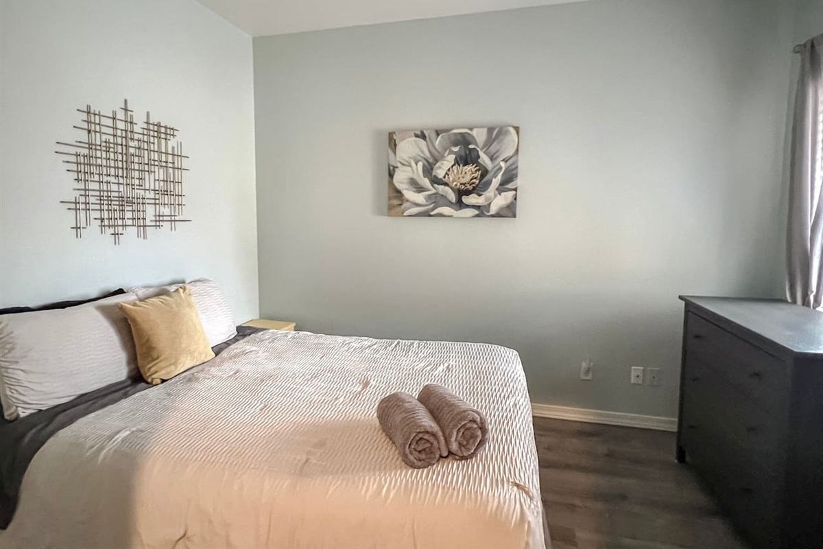 Bedroom #1 with Queen bed