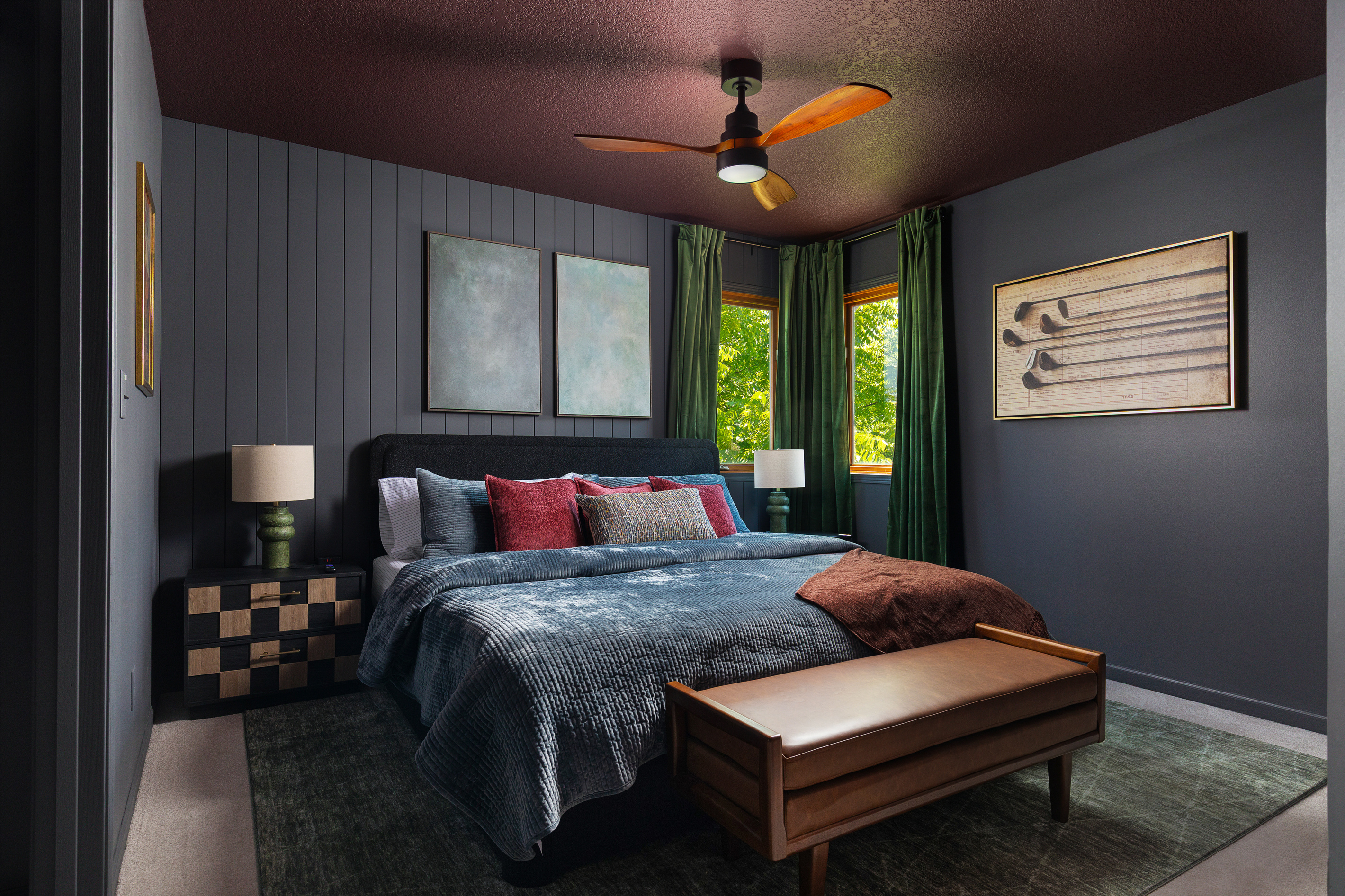 lounge and sleep in a touch of class...