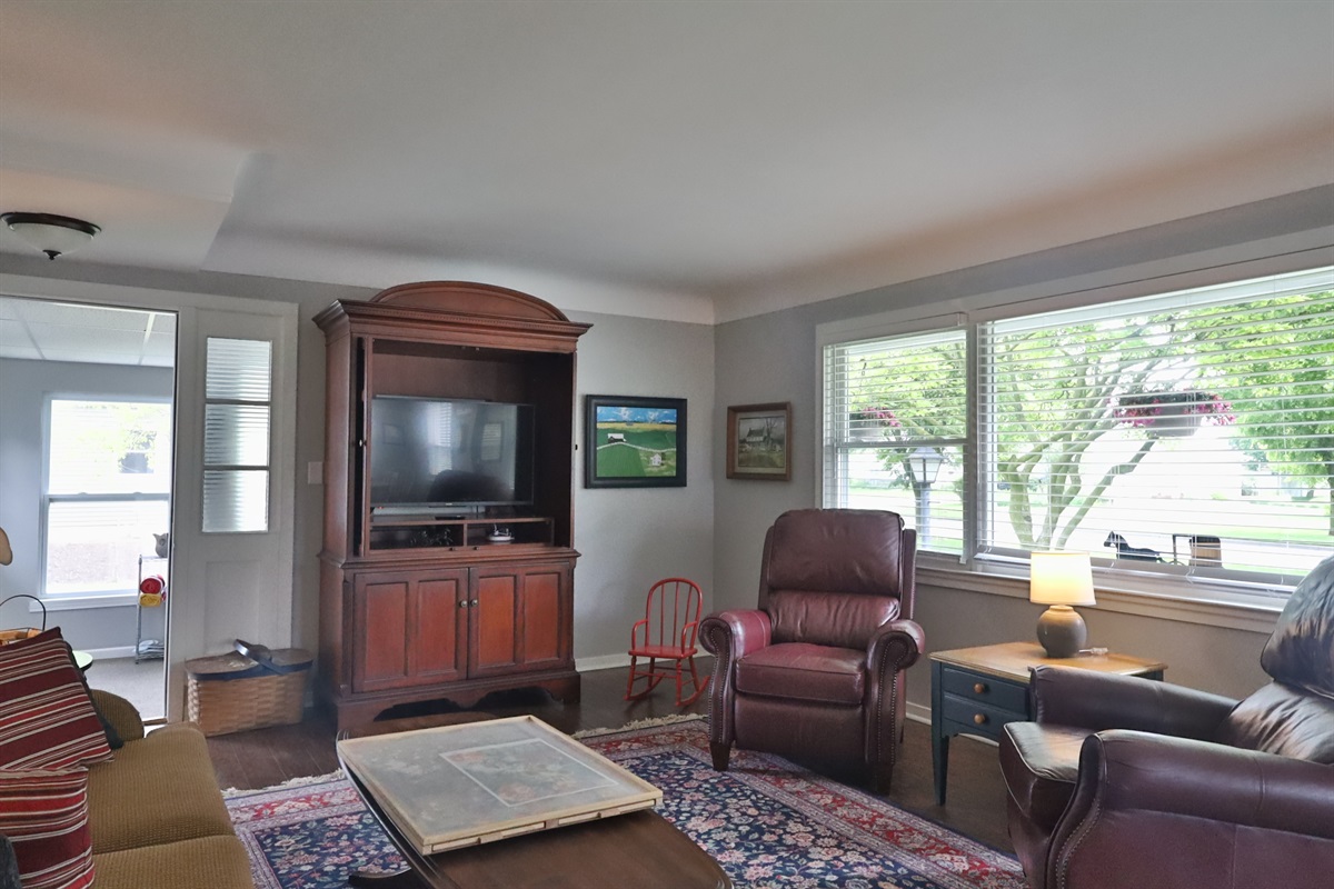 Living room with UHD Tv