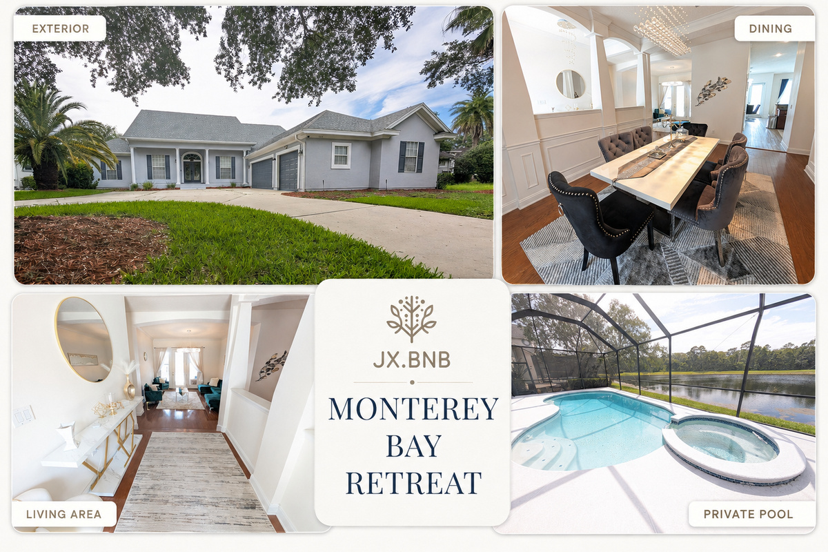 Luxury, privacy, and poolside living at Monterey Bay Retreat