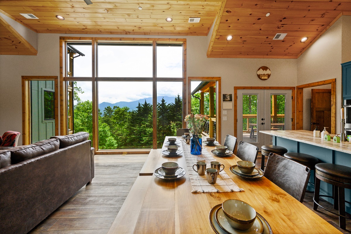 We built the dining table and benches :)