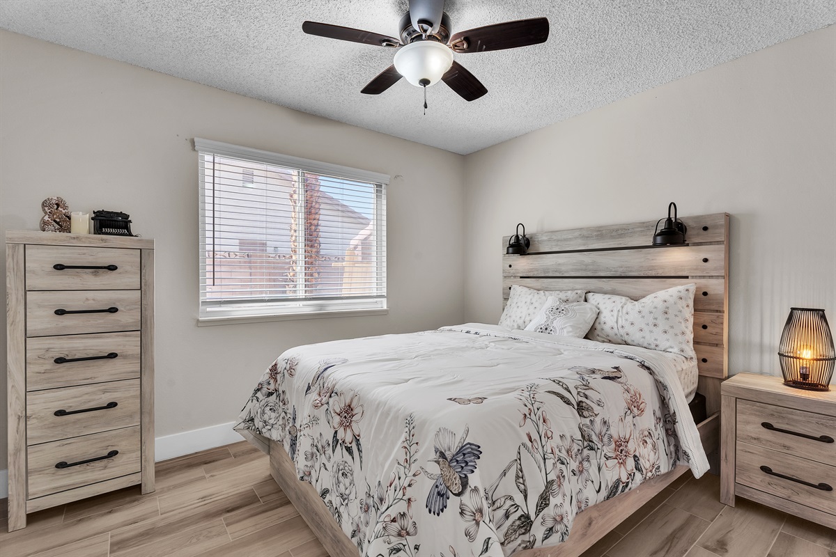 Bedroom 1 with queen bed