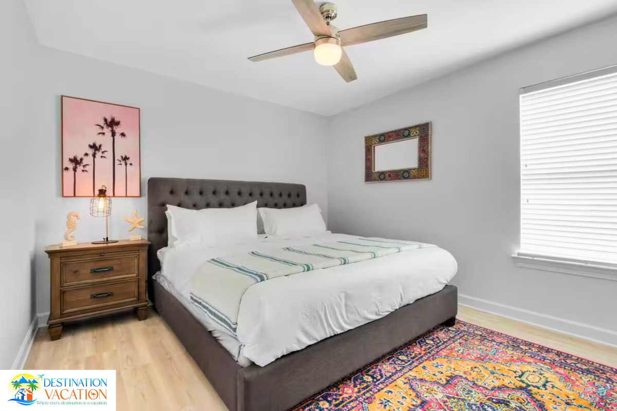 A playful bunk room perfect for family getaways.