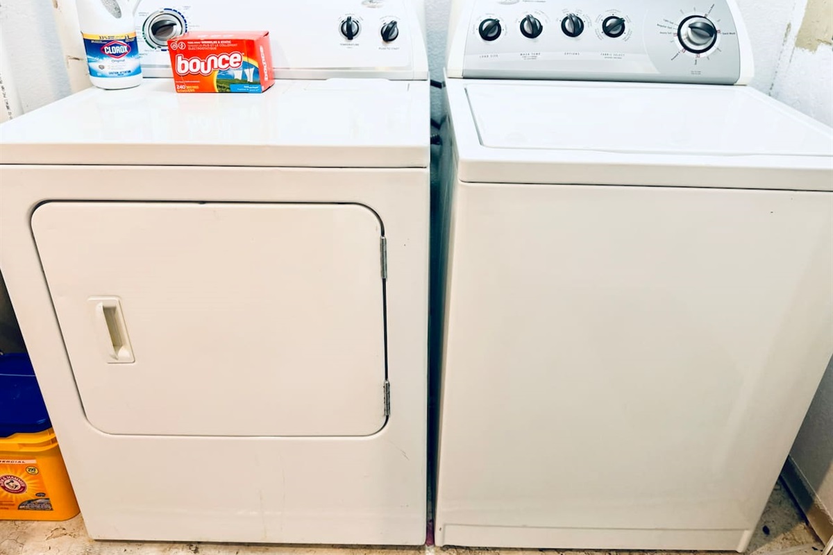 Washer and dryer 
